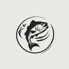 Fish Logo EPS Format Design Very Cool
