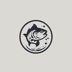 Fish Logo EPS Format Design Very Cool