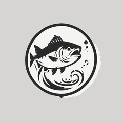 Fish Logo EPS Format Design Very Cool