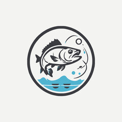 Fish Logo EPS Format Design Very Cool