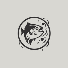 Fish Logo EPS Format Design Very Cool