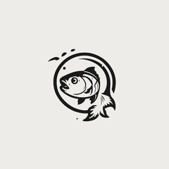 Fish Logo EPS Format Design Very Cool