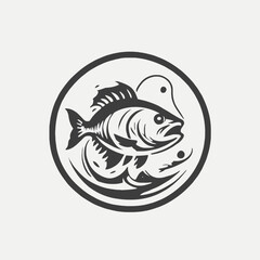 Fish Logo EPS Format Design Very Cool