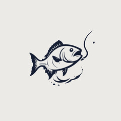 Fish Logo EPS Format Design Very Cool