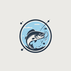 Fish Logo EPS Format Design Very Cool