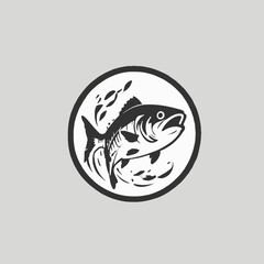 Fish Logo EPS Format Design Very Cool