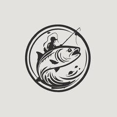 Fish Logo EPS Format Design Very Cool
