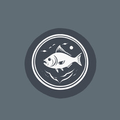 Fish Logo EPS Format Design Very Cool