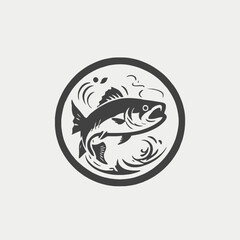 Fish Logo EPS Format Design Very Cool