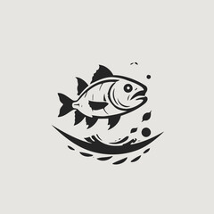 Fish Logo EPS Format Design Very Cool