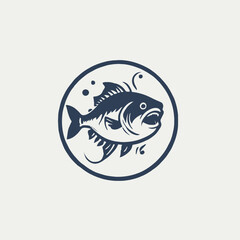Fish Logo EPS Format Design Very Cool