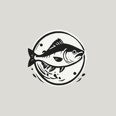 Fishing Logo EPS Format Design Very Cool