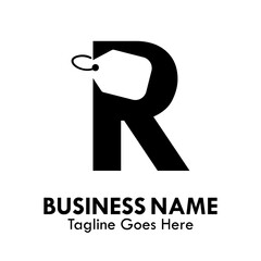 r Price letter design logo template illustration