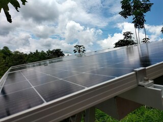 Installation of solar panels for water pumps and use with various electrical equipment