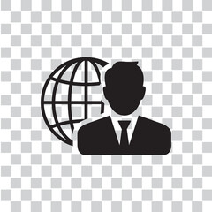 business global icon , finance icon