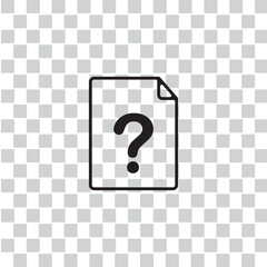 unknown file icon , document icon
