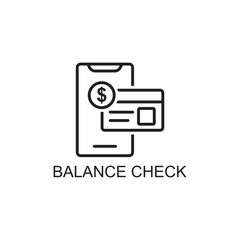 balance check icon , business icon