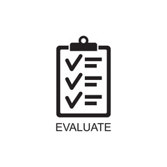 evaluate icon , finance icon vector
