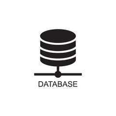 database icon , management icon vector
