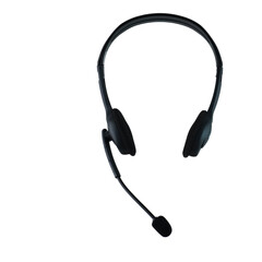 Headphone Isolated Transparent