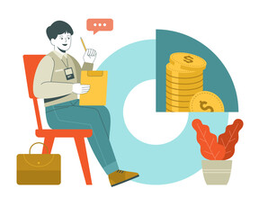 businessman with money