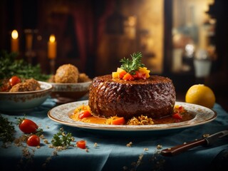 Delicious Sauerbraten, the German most tender and juicy roast beef and a wonderful sweet sour gravy