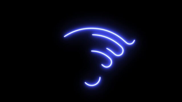 Wi Fi symbol, wireless networking digital hi tech innovation concept, free internet zone and hotspot, futuristic technology.
