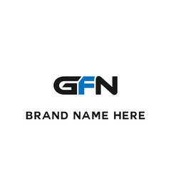 GFN logo. G F N design. White GFN letter. GFN, G F N letter logo design. Initial letter GFN linked circle uppercase monogram logo. G F N letter logo vector design.	
