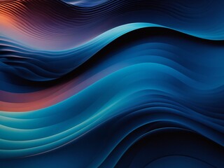 Obraz premium Mesmerizing abstract background in shades of black, dark azure, cobalt, sapphire blue.