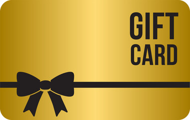 Gold gift card or golden gift card
