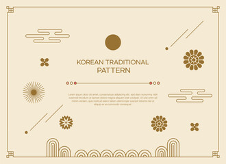 korean traditional pattern background