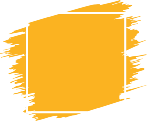 Grunge paint stroke with square frame	
