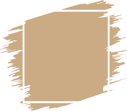 Grunge paint stroke with square frame	
