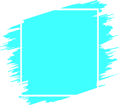Grunge paint stroke with square frame	
