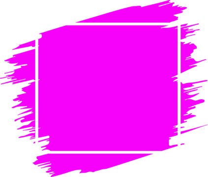 Grunge paint stroke with square frame	

