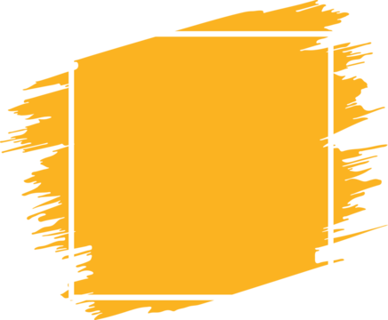 Grunge paint stroke with square frame	
