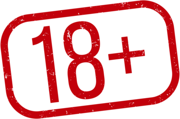 18+ red sign stamp, adults only red rubber seal stamp
