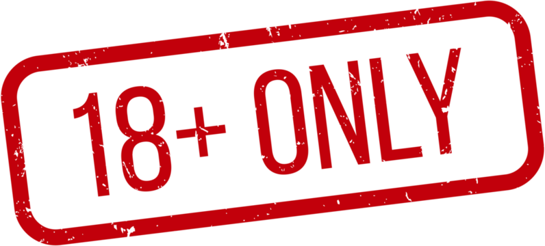 18+ red sign stamp, adults only red rubber seal stamp
