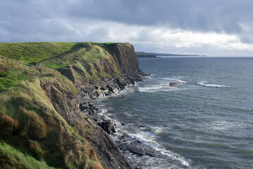 A beautiful view of the Irish coastline. 