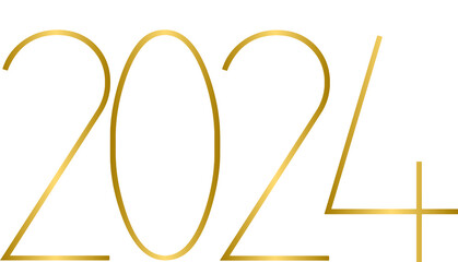 Golden 2024 happy new year, gold 2024 new year	
