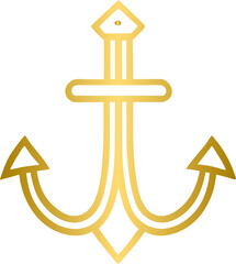 Golden anchor