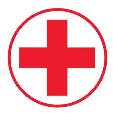 Red cross symbol