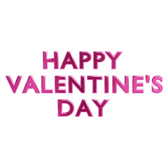 3D text valentine day element, valentine day 3D letter element
