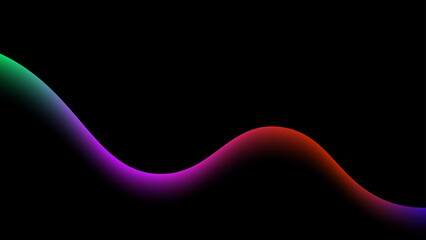 Modern wave curve abstract presentation dark background. Vector illustration design for presentation, banner, cover, web, flyer, card, poster, wallpaper, texture, slide, magazine, backdrop, powerpoint