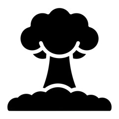 catastrophe glyph icon