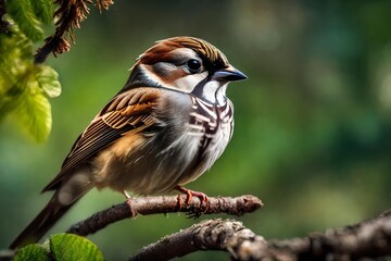 sparrow on a branch