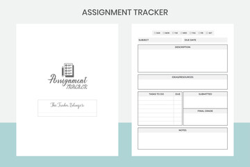 Assignment Tracker Kdp Interior