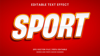 Sport Editable Text Effect