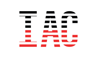 IAC three initial letter iconic line negative space minimal logo design vector template. monogram, abstract, wordmark, business, typography, minimalist, brand, company, flat, modern, unique, simple