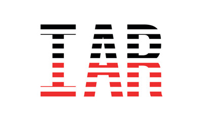 IAR three initial letter iconic line negative space minimal logo design vector template. monogram, abstract, wordmark, business, typography, minimalist, brand, company, flat, modern, unique, simple